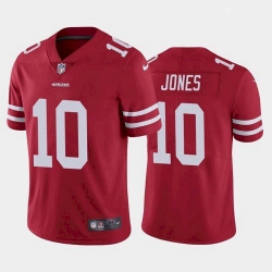 Women's San Francisco 49ers 10 Mac Jones Red 2021 Draft Jersey