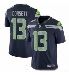 Seattle Seahawks 13 Phillip Dorsett Steel Blue Team Color Stitched NFL Vapor Untouchable Limited Jersey