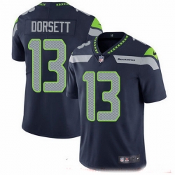 Seattle Seahawks 13 Phillip Dorsett Steel Blue Team Color Stitched NFL Vapor Untouchable Limited Jersey