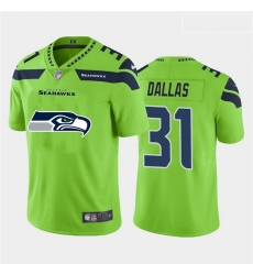 Seattle Seahawks 31 DeeJay Dallas Green Team Big Logo Vapor Untouchable Limited Jersey
