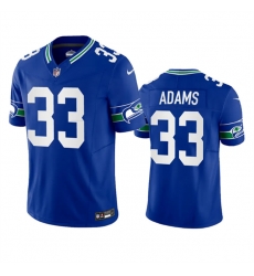 Seattle Seahawks 33 Jamal Adams Royal 2023 F U S E Vapor Limited Throwback Stitched Jersey Seattle Seahawks 33 Jamal Adams Royal 2023 F U S E Vapor Limited Throwback Stitched Jersey