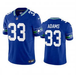 Seattle Seahawks 33 Jamal Adams Royal 2023 F U S E Vapor Limited Throwback Stitched Jersey
