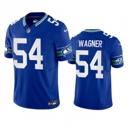 Seattle Seahawks 54 Bobby Wagner Royal 2023 F U S E Vapor Limited Throwback Stitched Jersey