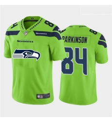 Seattle Seahawks 84 Colby Parkinson Green Team Big Logo Vapor Untouchable Limited Jersey