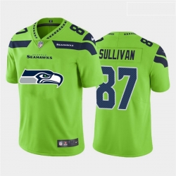 Seattle Seahawks 87 Stephen Sullivan Green Team Big Logo Vapor Untouchable Limited Jersey