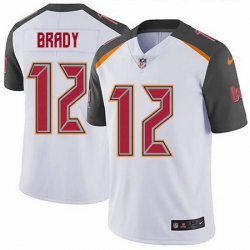 Tampa Bay Buccaneers 12 Tom Brady White Stitched NFL Vapor Untouchable Limited Jersey