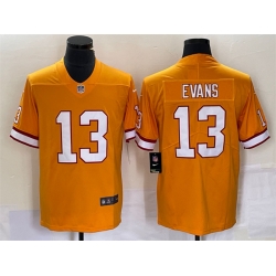 Tampa Bay Buccaneers 13 Mike Evans Orange Vapor Untouchable Limited Stitched Jersey