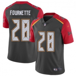 Tampa Bay Buccaneers 28 Leonard Fournette Gray Stitched NFL Limited Inverted Legend Jersey
