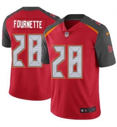 Tampa Bay Buccaneers 28 Leonard Fournette Red Team Color Stitched NFL Vapor Untouchable Limited Jersey