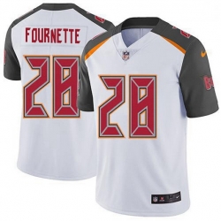 Tampa Bay Buccaneers 28 Leonard Fournette White Stitched NFL Vapor Untouchable Limited Jersey