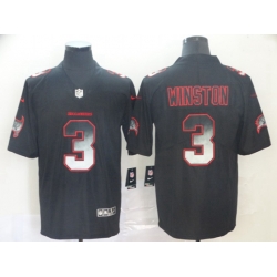 Tampa Bay Buccaneers 3 Jameis Winston Black Arch Smoke Vapor Untouchable Limited Jersey