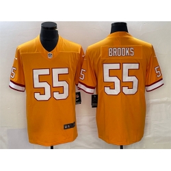 Tampa Bay Buccaneers 55 Derrick Brooks Orange Vapor Untouchable Limited Stitched Jersey
