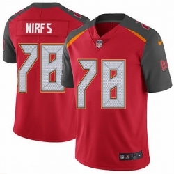 Tampa Bay Buccaneers 78 Tristan Wirfs Red Team Color Stitched NFL Vapor Untouchable Limited Jersey