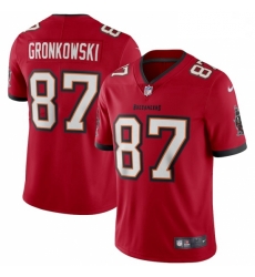 Tampa Bay Buccaneers #87 Rob Gronkowski Red Vapor Limited Jersey