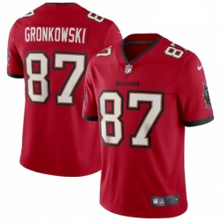 Tampa Bay Buccaneers #87 Rob Gronkowski Red Vapor Limited Jersey