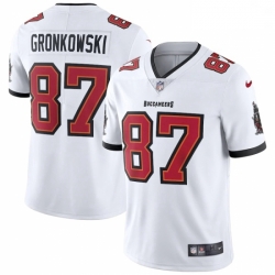 Tampa Bay Buccaneers #87 Rob Gronkowski White Vapor Limited Jersey