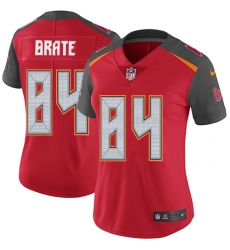 Women's Tampa Bay Buccaneers #84 Cameron Brate Red Team Color Stitched NFL Vapor Untouchable Limited Jersey