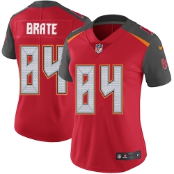 Women's Tampa Bay Buccaneers #84 Cameron Brate Red Team Color Stitched NFL Vapor Untouchable Limited Jersey