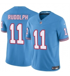 Tennessee Titans 11 Mason Rudolph Blue 2024 F U S E Throwback Vapor Limited Stitched Football Jersey Tennessee Titans 11 Mason Rudolph Blue 2024 F U S E Throwback Vapor Limited Stitched Football Jersey