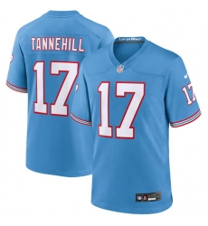 Tennessee Titans 17 Ryan Tannehill Light Blue Throwback Player Stitched Game Jersey Tennessee Titans 17 Ryan Tannehill Light Blue Throwback Player Stitched Game Jersey
