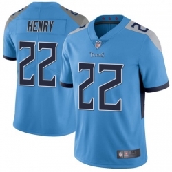 Tennessee Titans 22 Derrick Henry Light Blue Vapor Untouchable Limited Jersey