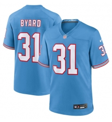 Tennessee Titans 31 Kevin Byard Light Blue Throwback Player Stitched Game Jersey