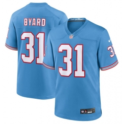 Tennessee Titans 31 Kevin Byard Light Blue Throwback Player Stitched Game Jersey