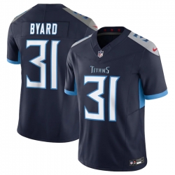 Tennessee Titans 31 Kevin Byard Navy 2023 F U S E Vapor Untouchable Stitched Jersey