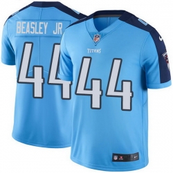 Tennessee Titans 44 Vic Beasley Jr Light Blue Stitched NFL Limited Rush Jersey