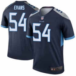 Tennessee Titans 54 Rashaan Evans Legend Navy Limited Jersey