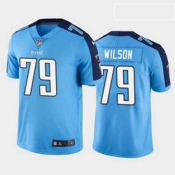 Tennessee Titans 79 Isaiah Wilson Light Blue Vapor Limited jersey
