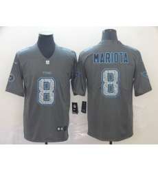 Tennessee Titans 8 Marcus Mariota Gray Camo Vapor Untouchable Limited Jersey