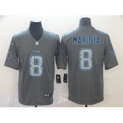 Tennessee Titans 8 Marcus Mariota Gray Camo Vapor Untouchable Limited Jersey