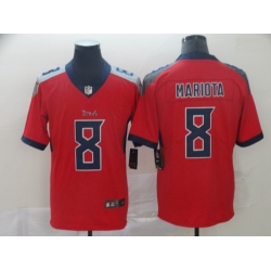 Tennessee Titans 8 Marcus Mariota Red Inverted Legend Limited Jersey