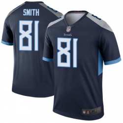 Tennessee Titans 81 Jonnu Smith Legend Navy Vapor Limited Jersey