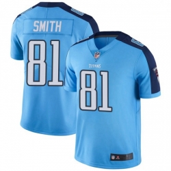 Tennessee Titans 81 Jonnu Smith Light Blue Vapor Limited Jersey