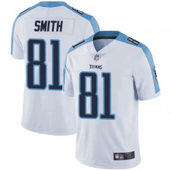 Tennessee Titans 81 Jonnu Smith White Vapor Limited Jersey