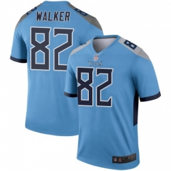 Tennessee Titans 82 Delanie Walker Legend Light Blue Limited Jersey