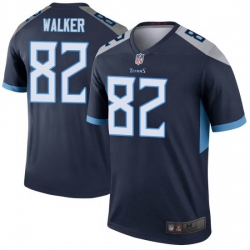 Tennessee Titans 82 Delanie Walker Legend Navy Limited Jersey