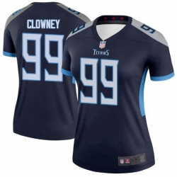 Women's Tennessee Titans 99 Jadeveon Clowney Legend Navy Limited Jersey