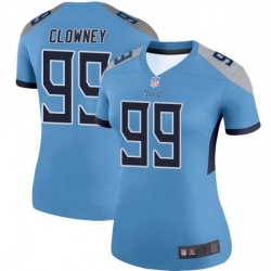Women's Tennessee Titans 99 Jadeveon Clowney Light Blue Vapor Untouchable Limited Jersey