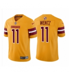 Washington Commanders #11 Carson Wentz Gold Burgundy Stitched jerseyTrade