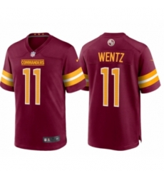 Washington Commanders #11 Carson Wentz Red Burgundy Stitched jerseyTrade