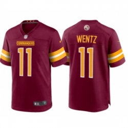 Washington Commanders #11 Carson Wentz Red Burgundy Stitched jerseyTrade