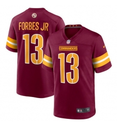Washington Commanders 13 Emmanuel Forbes 2022 Burgundy Stitched Game Jersey