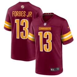 Washington Commanders 13 Emmanuel Forbes 2022 Burgundy Stitched Game Jersey