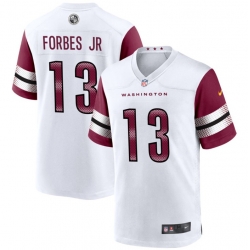 Washington Commanders 13 Emmanuel Forbes JR 2022 White Stitched Game Jersey