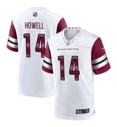 Washington Commanders 14 Sam Howell 2022 White Stitched Game Jersey