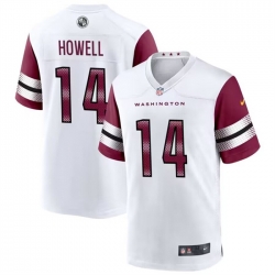 Washington Commanders 14 Sam Howell 2022 White Stitched Game Jersey