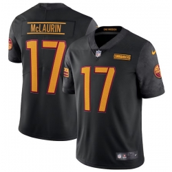 Washington Commanders 17 Terry McLaurin Black Vapor Limited Stitched Football Jersey